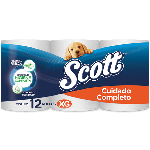 scott cuidado completo xg 12 rollos pack naranja