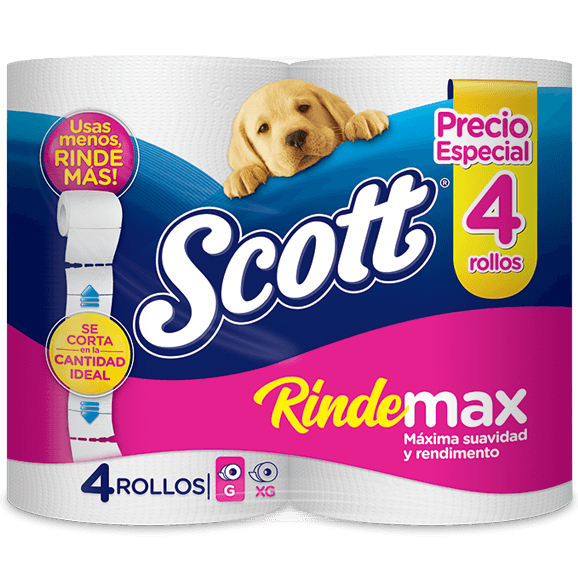 scott rindemax 4 rollos pack fucsia